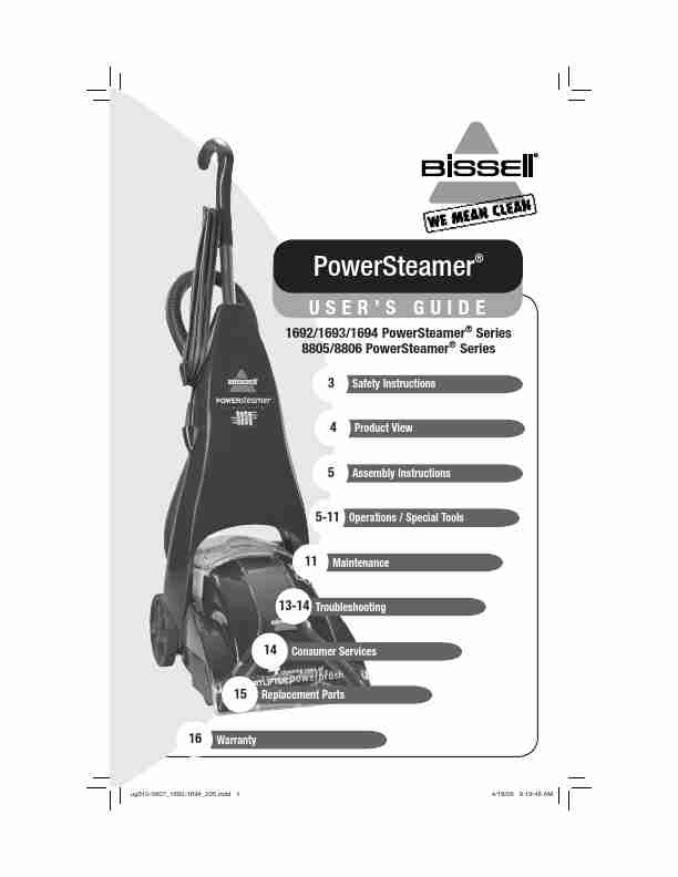 Bissell Vacuum Cleaner 1692-page_pdf